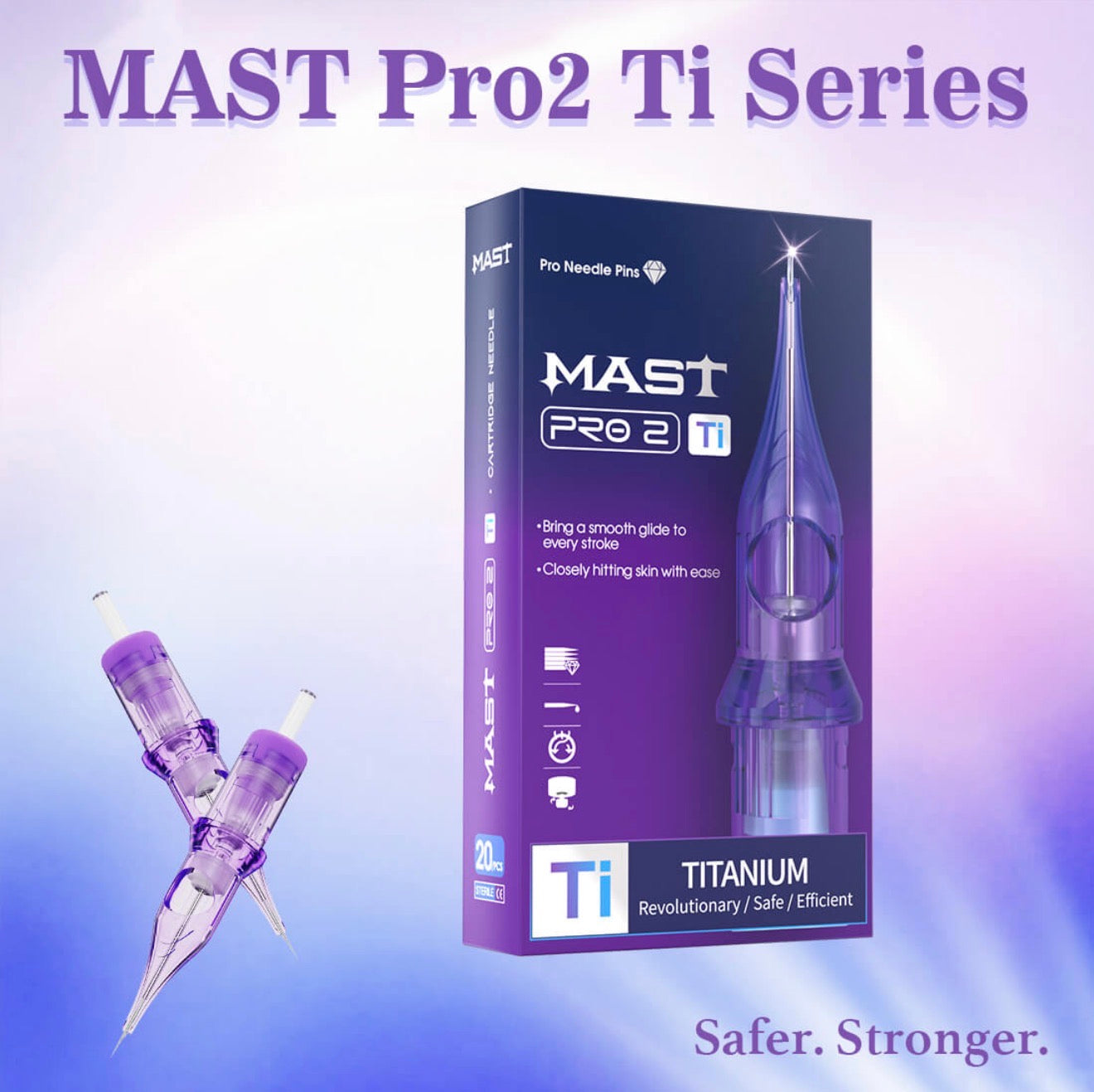 MAST PRO 2 TI UNIVERSAL NEEDLE CARTRIDGES - 20 PCS