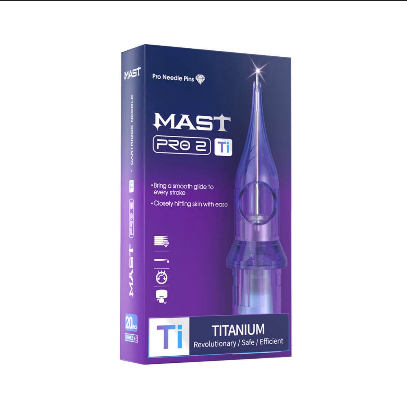MAST PRO 2 TI UNIVERSAL NEEDLE CARTRIDGES - 20 PCS