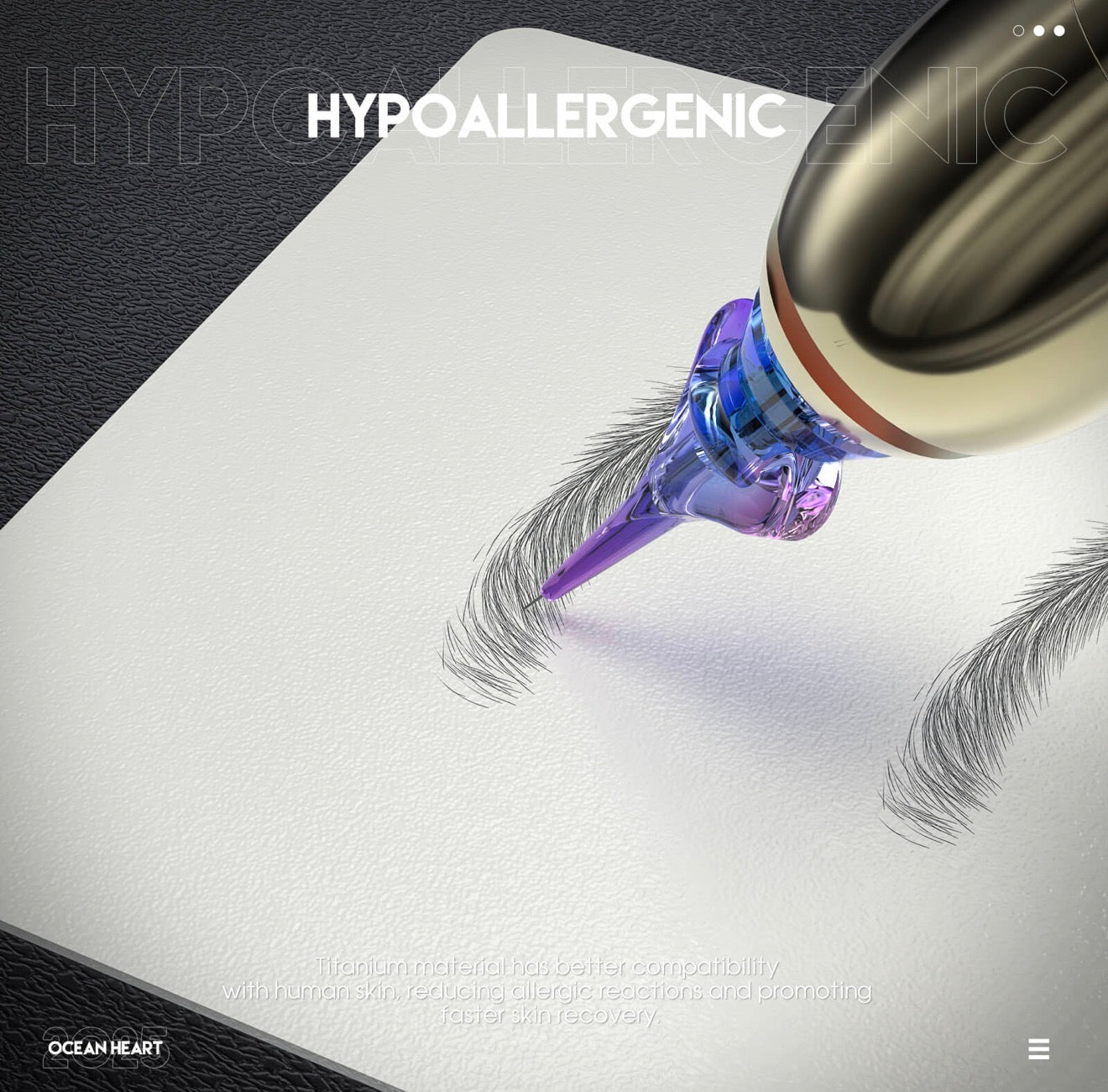 MAST OCEAN HEART TITANIUM UNIVERSAL NEEDLE CARTRIDGES - 20 PCS