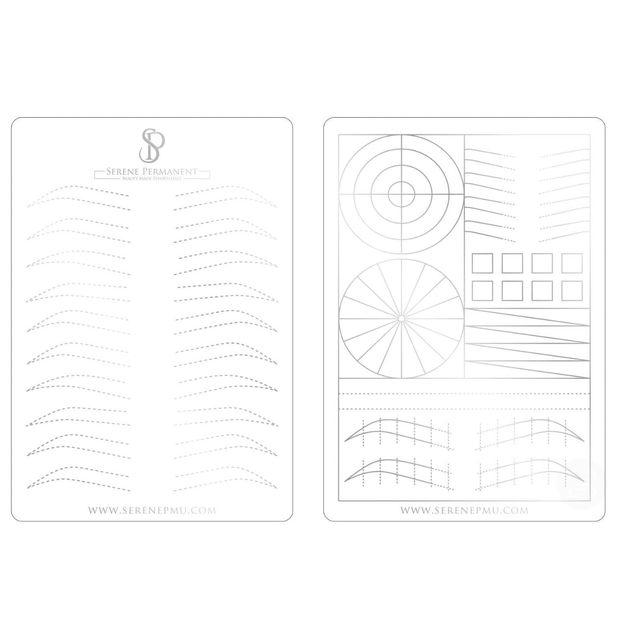 ALMOHADILLAS DE SILICONA PARA PRÁCTICA DE CEJAS SERENE PREMIUM (5 UDS)