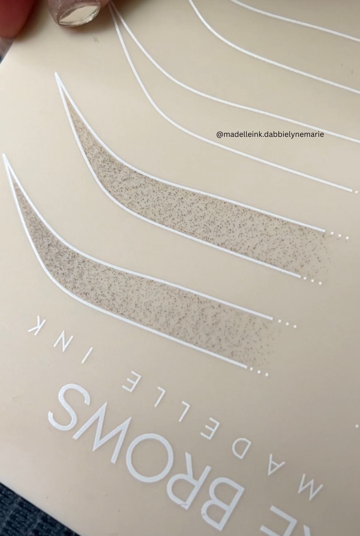 Ombre Brow Practice Pads - iSLAY x Madelle Ink (3 pcs)