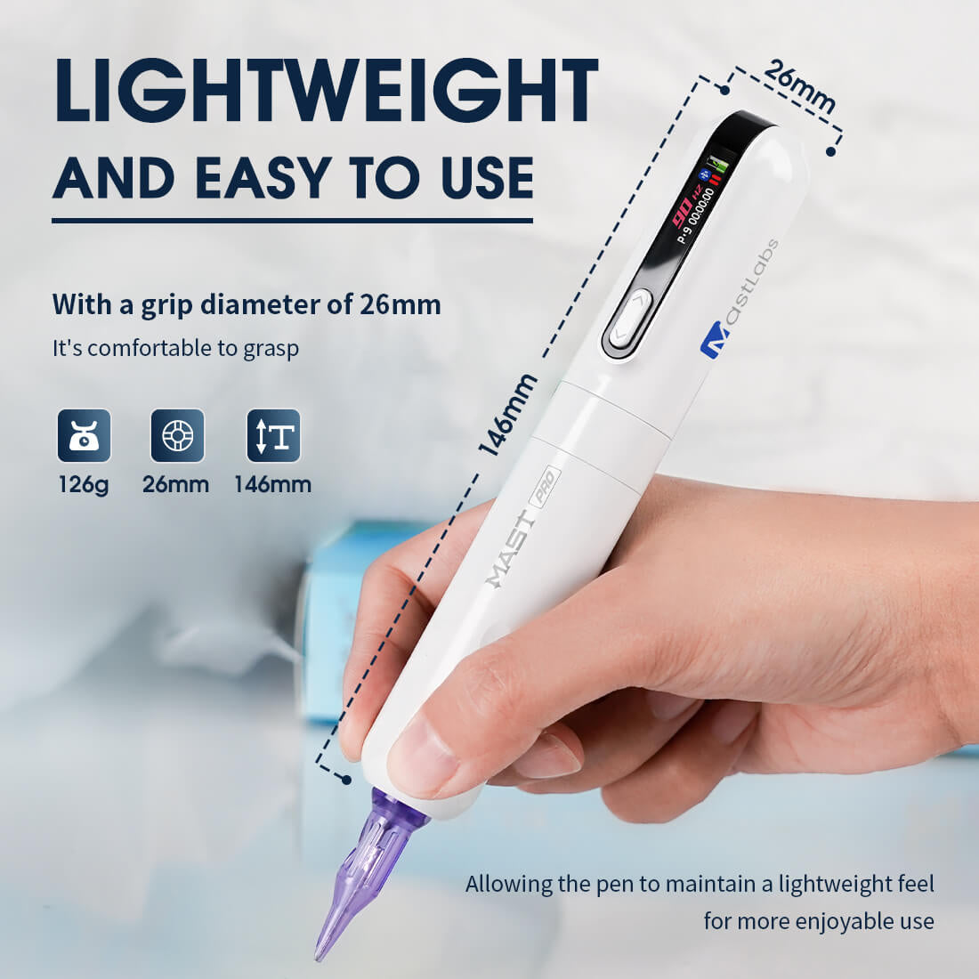 MAST Y22 PRO Wireless Tattoo Pen Machine With 3.0MM Stroke Bluetooth Verison by Dragonhawk PRE-ORDER