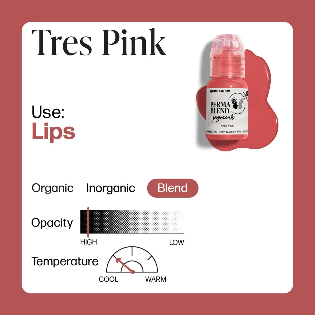 PERMA BLEND LIP SHADES - TRES PINK