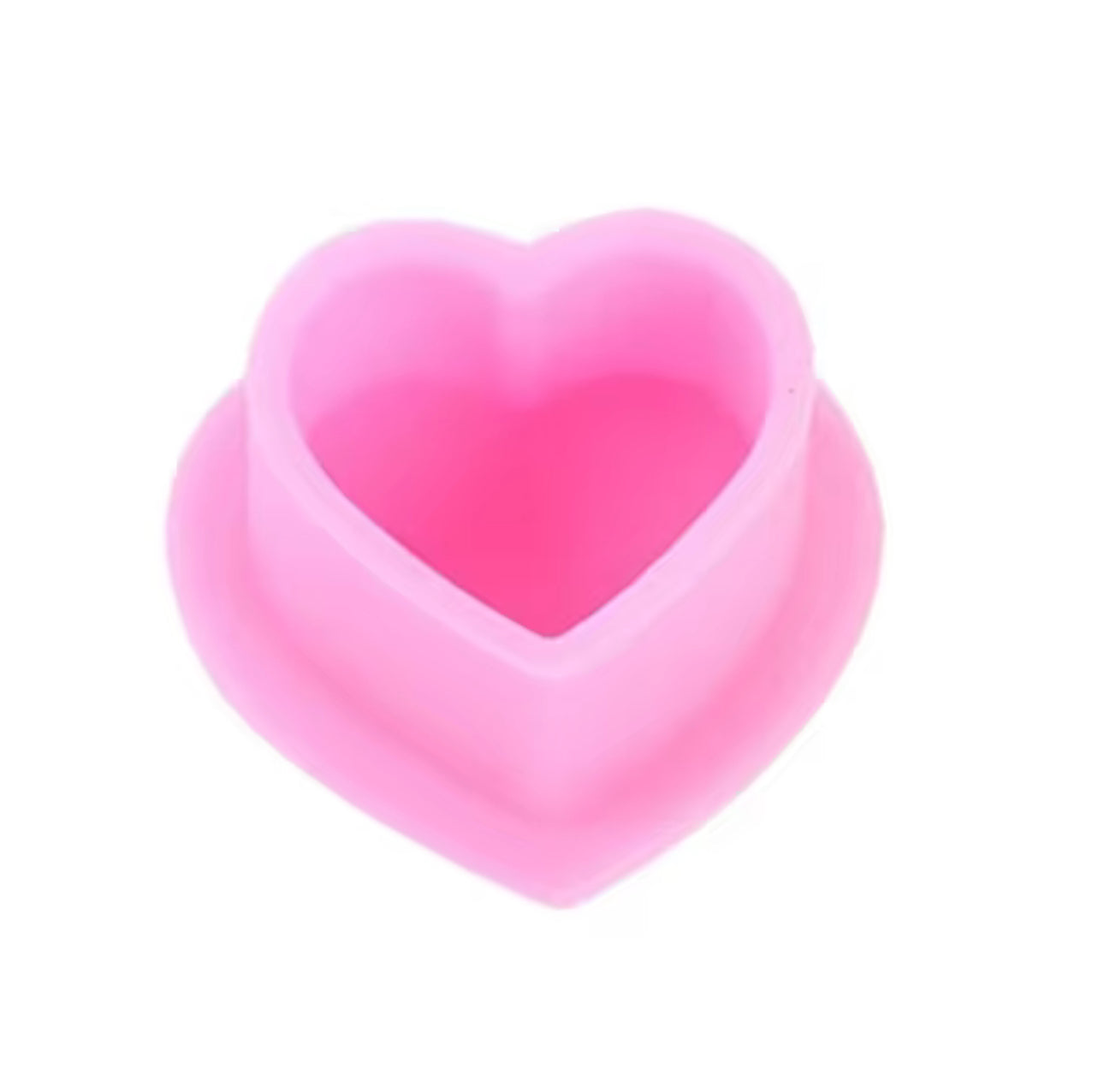 Heart Shape Silicone Ink Cups - 100 PCs