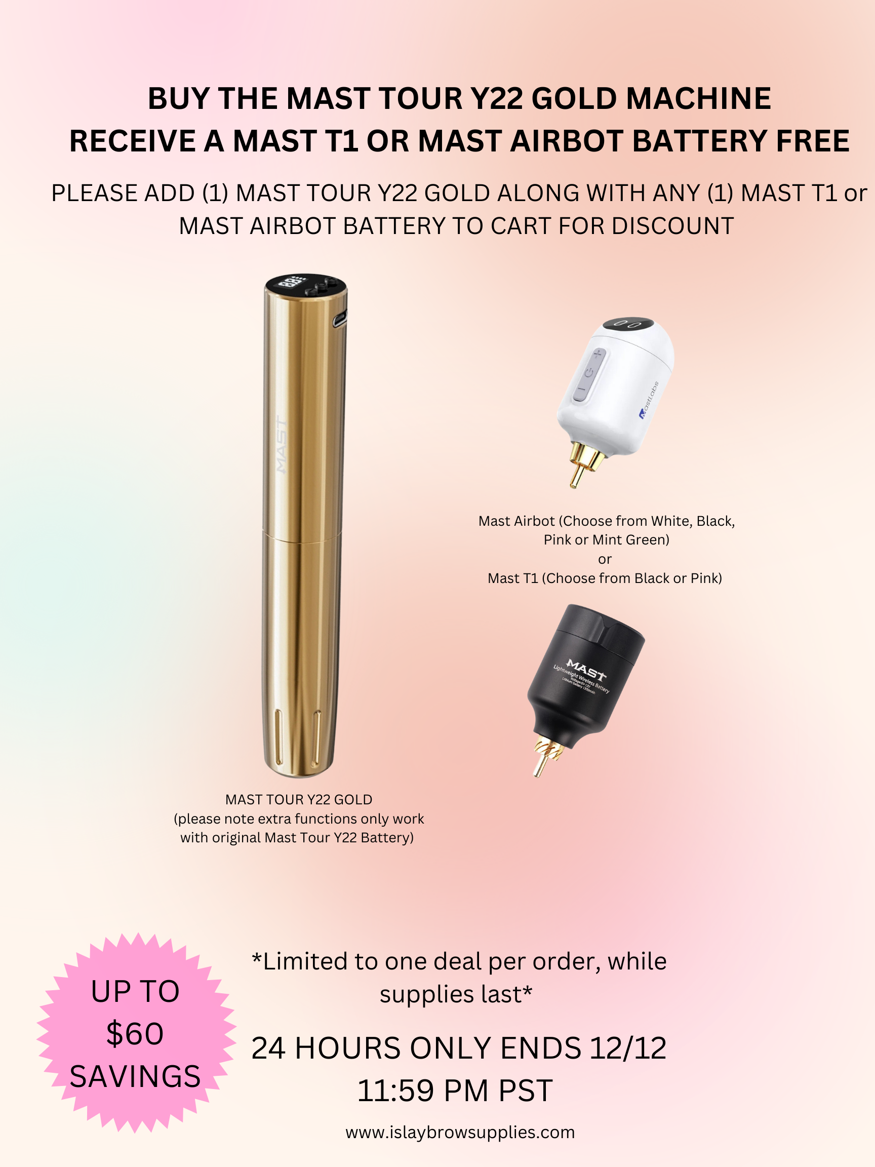 MAST TOUR Y22 WITH DOT METHOD - GOLD