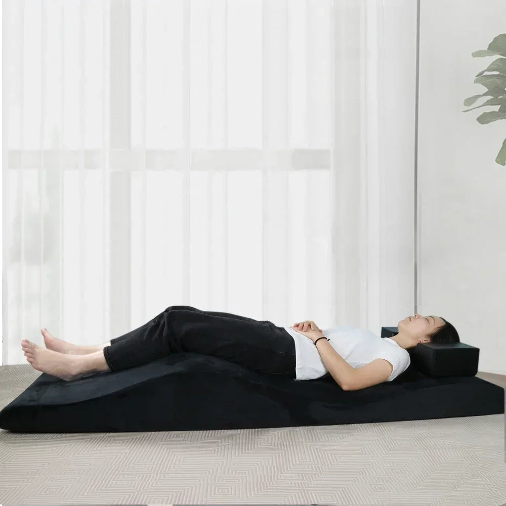 Ergonomic Memory Foam Curved Beauty Lash Bed Mattress Topper