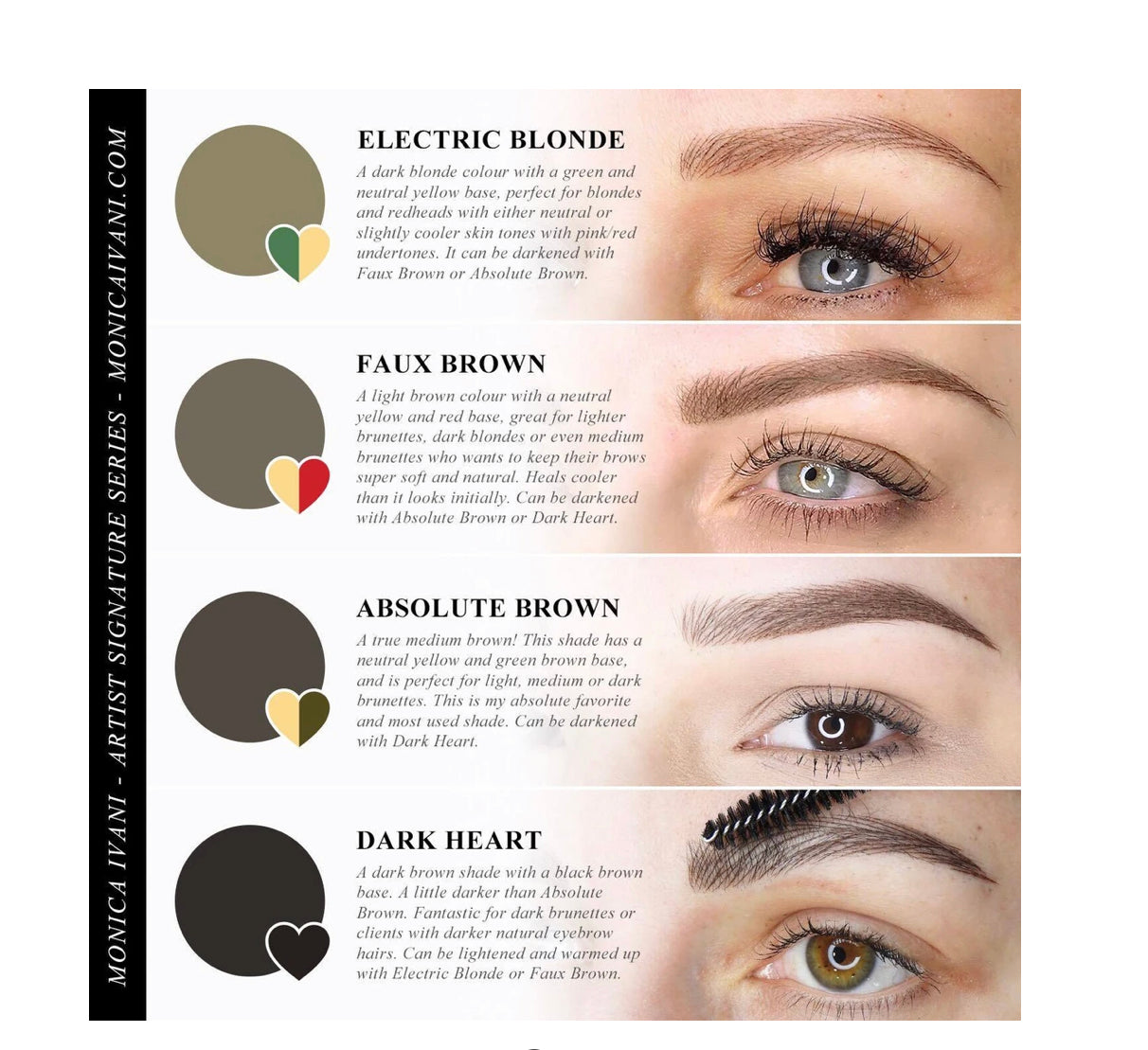 afskaffe Takke Lover Monica Ivani® - Signature Series Eyebrow Pigment Kit – iSLAYBROWSUPPLIES